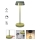Redo 90309 - LED dimmbare Touch-Tischlampe ILUNA LED/2,5W/5V 2700-3000K 3000 mAh IP65 grün