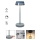 Redo 90310 - Dimmbare LED-Tischlampe mit Touch-Funktion ILUNA LED/2,5W/5V 2700-3000K 3000 mAh IP65 blau