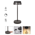 Redo 90312 - Dimmbare LED-Tischleuchte mit Touch-Funktion ILUNA LED/2,5W/5V 2700-3000K 3000 mAh IP65 schwarz