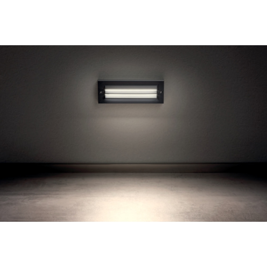 Redo 90330 - LED Auβen-Wandbeleuchtung KRUP LED/6W/230V IP65 anthrazit