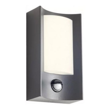 Redo 90486 - LED-Outdoor-Wandleuchte mit Sensor WARP LED/8W/230V 3000K IP44 anthrazit