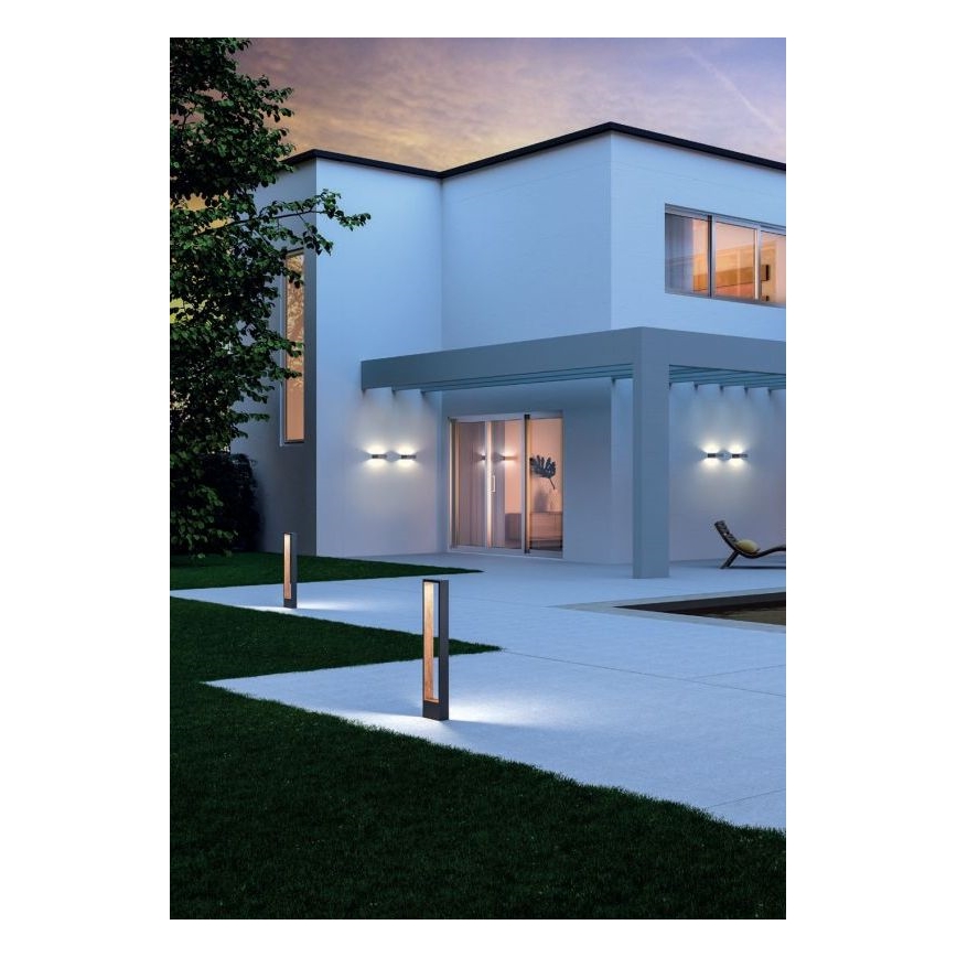 Redo 90508 - LED-Wandleuchte für den Außenbereich WALD LED/10W/230V IP65 anthrazit