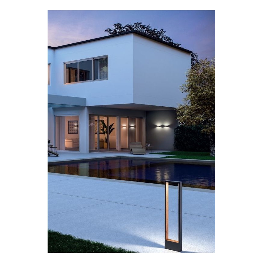 Redo 90508 - LED-Wandleuchte für den Außenbereich WALD LED/10W/230V IP65 anthrazit