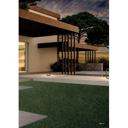 Redo 90582 - WAKE LED Außenleuchte, 8 W, 230 V, 3000 K, 75 cm, IP65, Anthrazit