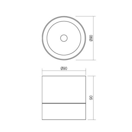 Redo 90628 - LED-Außenstrahler SHAFT LED/13W/230V 3000K Ø 9 cm IP65 braun