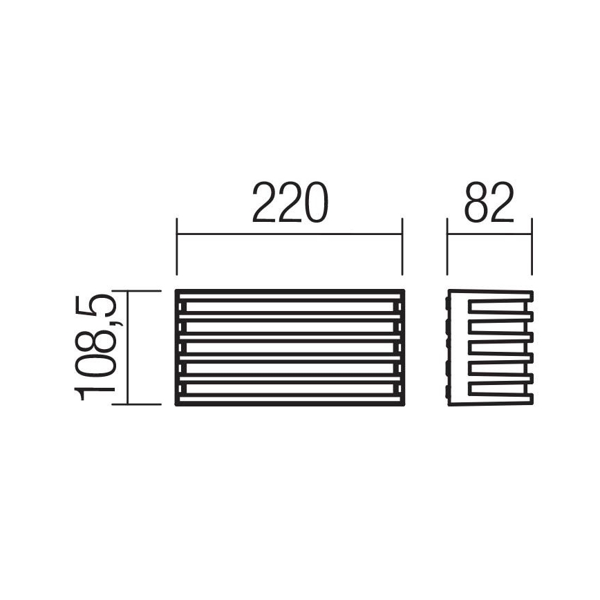 Redo 90638 - LED-Outdoor-Wandleuchte BLAZE LED/12W/230V 3000K IP54 anthrazit