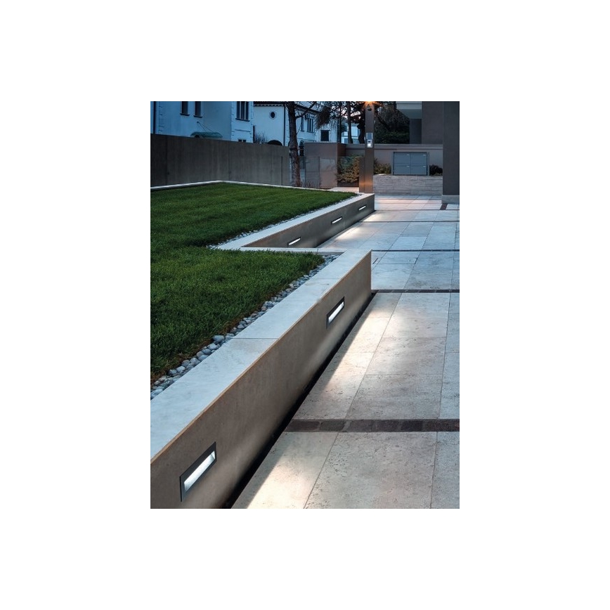 Redo 9091 - LED-Outdoor-Treppenbeleuchtung IGOR LED/6W/230V 3000K IP54 weiß