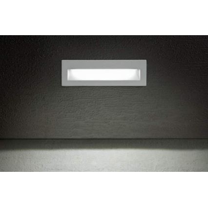 Redo 9091 - LED-Outdoor-Treppenbeleuchtung IGOR LED/6W/230V 3000K IP54 weiß