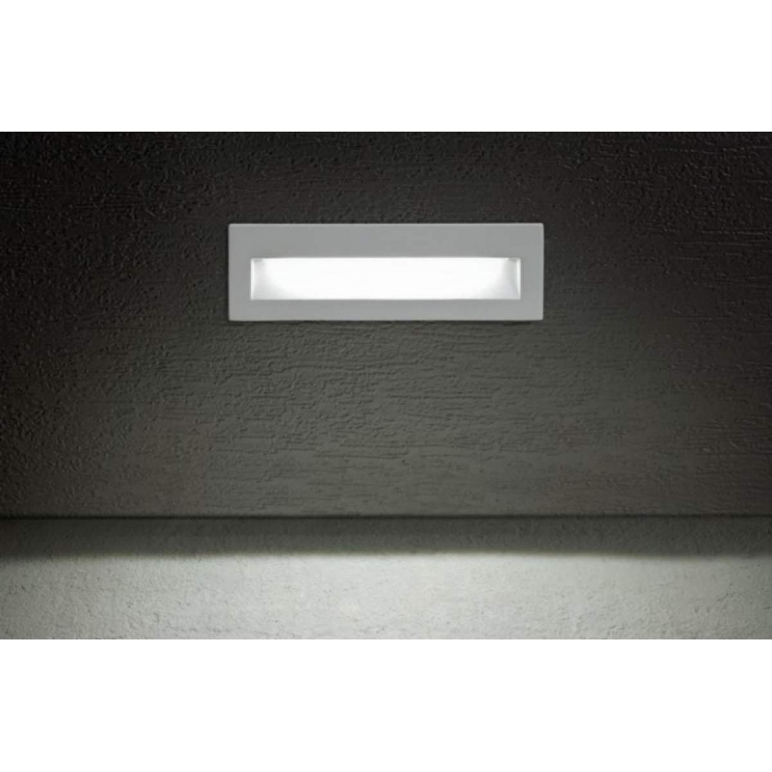 Redo 9091 - LED-Outdoor-Treppenbeleuchtung IGOR LED/6W/230V 3000K IP54 weiß