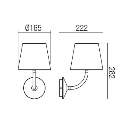 Redo 9124 - LED-Outdoor-Wandleuchte GIORGIO LED/7W/230V IP65 weiß