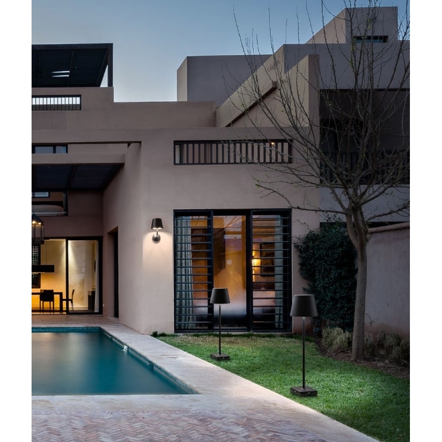 Redo 9125 - LED-Outdoor-Wandleuchte GIORGIO LED/7W/230V IP65 schwarz