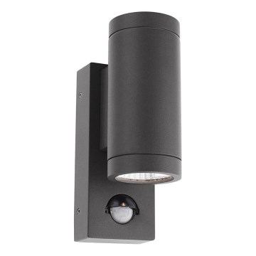 Redo 9453 - LED-Outdoor-Wandleuchte mit Sensor VINCE 2xLED/3W/230V IP54 anthrazit