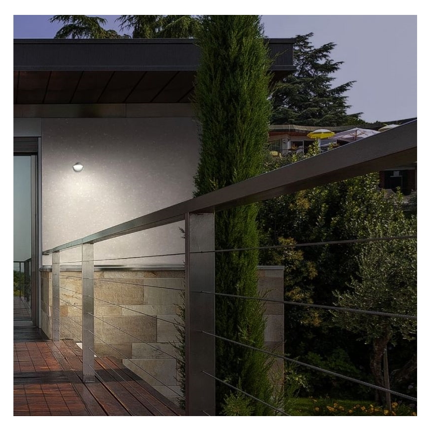 Redo 9496 - Outdoor-LED-Wandleuchte PACMAN LED/8W/230V IP44 anthrazit