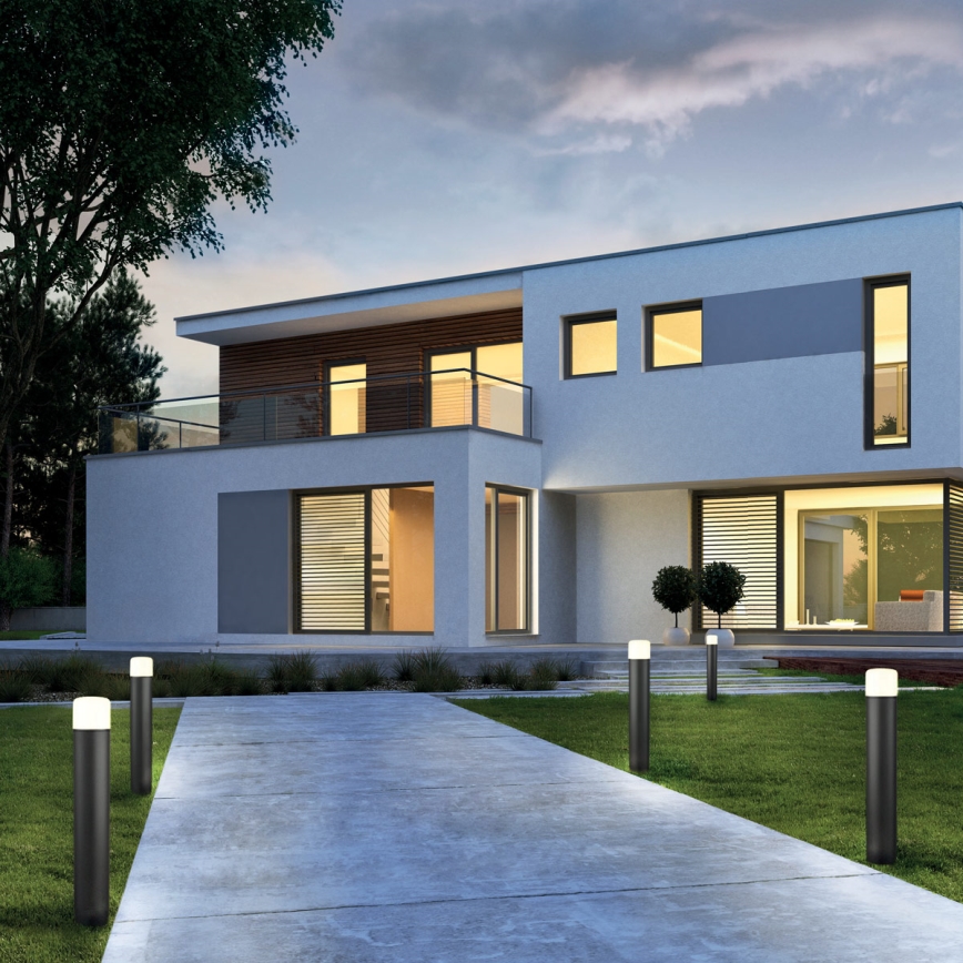 Redo 9682 - CYCLO LED Außenleuchte LED/9W/230V 2900-3100K 90 cm IP54 Anthrazit