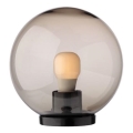 Redo 9770 - Außenwandbeleuchtung SFERA 1xE27/42W/230V IP44 braun