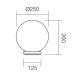 Redo 9771 - Ersatz-Lampenschirm SFERA d 25 cm IP44 weiß