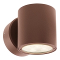 Redo 9928 - LED-Wandleuchte für den Außenbereich ROUND 6xLED/1W/230V IP54 braun