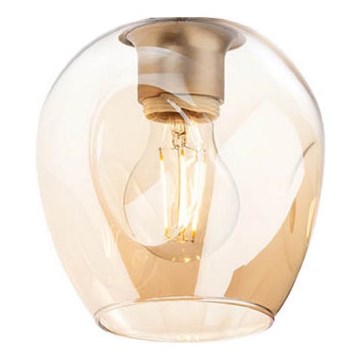 Redo A01-2621-Ersatzschirm für Lampe und Kronleuchter PIERCE, Ø 15 cm, gold/rauchfarben