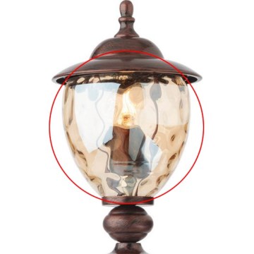 Redo A9634 - Ersatz-Lampenschirm für die Leuchte MATERA, Durchmesser 15 cm, beige