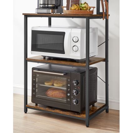 Regal MARGE, braun/schwarz