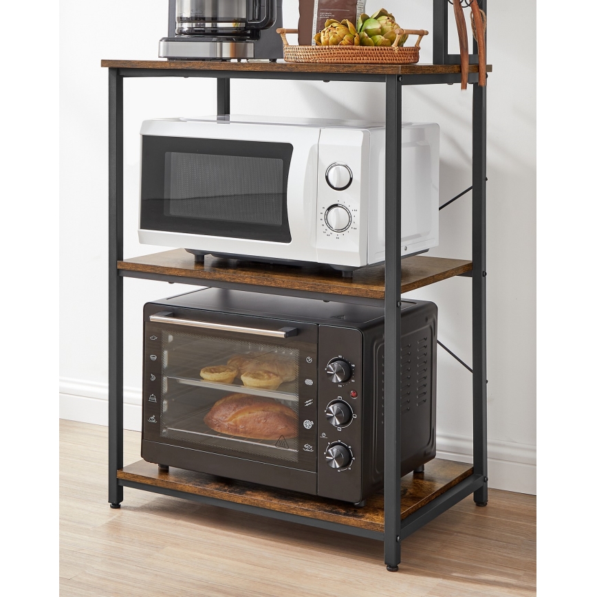 Regal MARGE, braun/schwarz