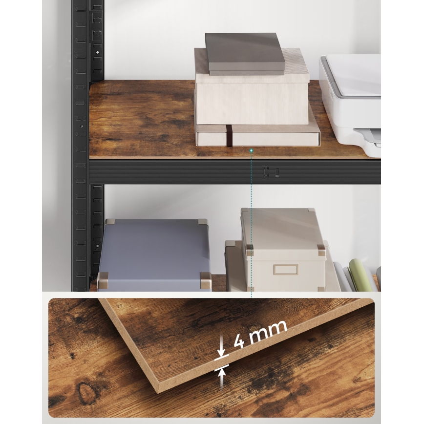 Regal ORDIFY braun/schwarz