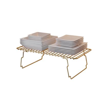 Regal-Organizer 42x19 cm golden