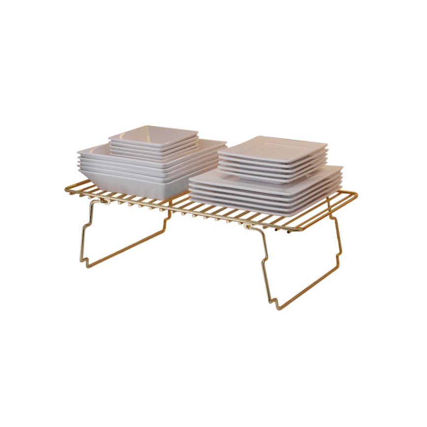 Regal-Organizer 42x19 cm golden