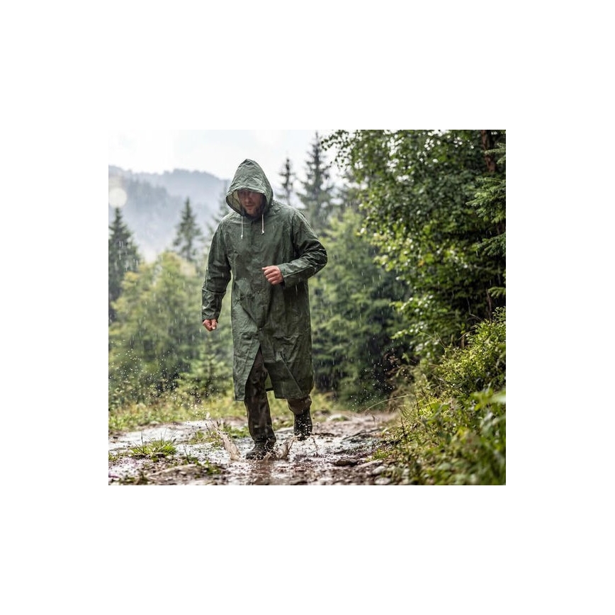 Regenponcho 120 cm grün