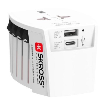Reiseadapter Typ M für Südafrika, Afrika und den Nahen Osten