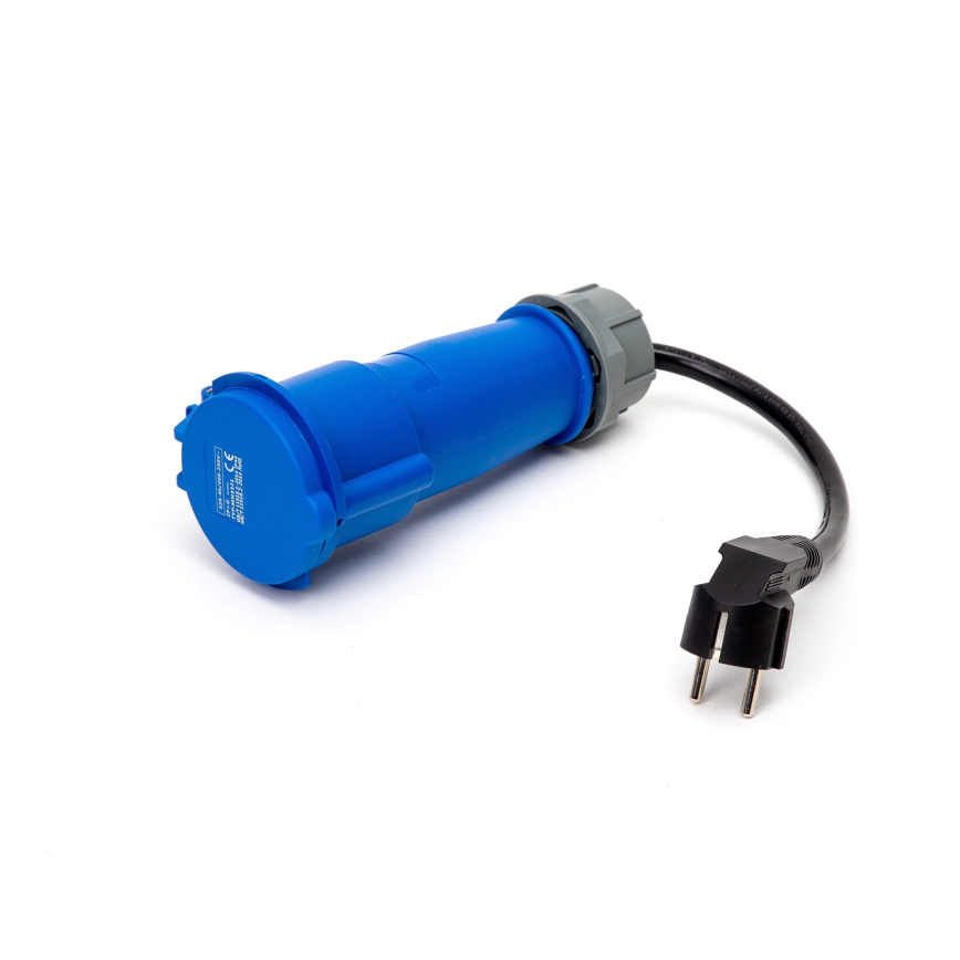 Reiseladestation für Elektroautos EV/PHEV AC Typ 2 32A/230V 7,4kW IP55 5m + Adapter 230V 3,7kW + Tasche