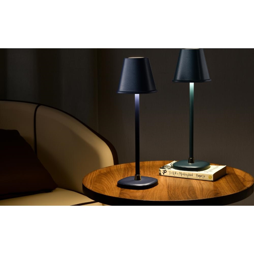 Dimm- und aufladbare LED-Tischleuchte LED/3W/1800 mAh dunkelblau