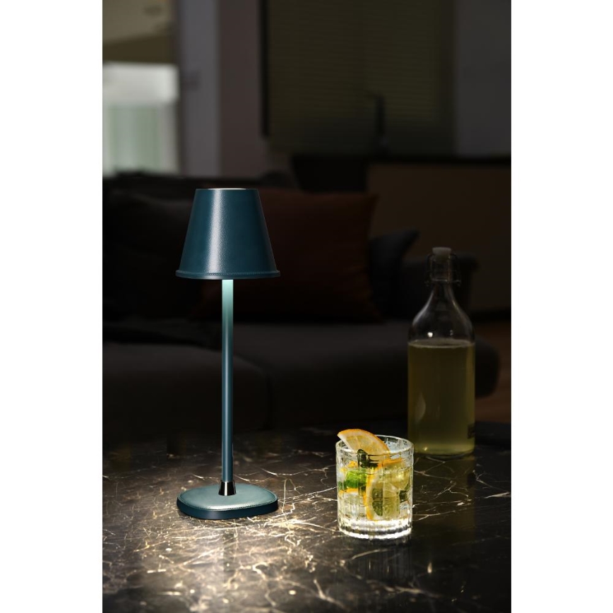 Dimm- und aufladbare LED-Tischleuchte LED/3W/1800 mAh dunkelblau