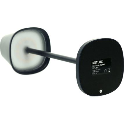Dimm- und aufladbare LED-Tischleuchte LED/3W/1800 mAh dunkelblau