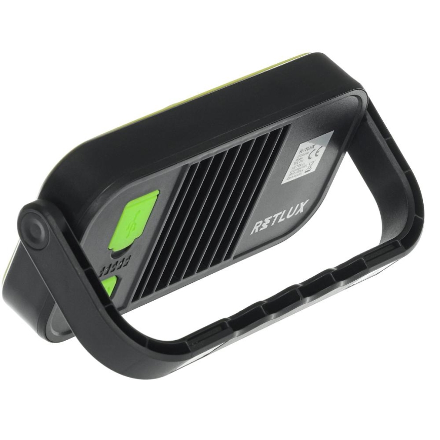 LED-Arbeitsleuchte mit Powerbank-Funktion, 4400 mAh, IP44, gelb/schwarz