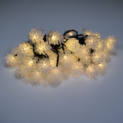 LED-Außen-Lichterkette 40xLED/15m IP44 warmweiß