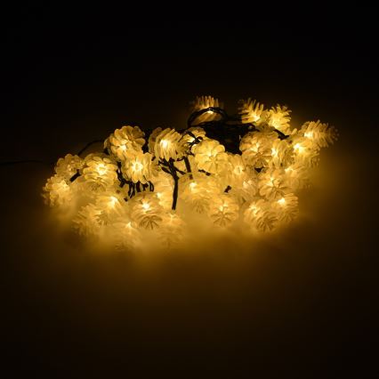 LED-Außen-Lichterkette 40xLED/15m IP44 warmweiß