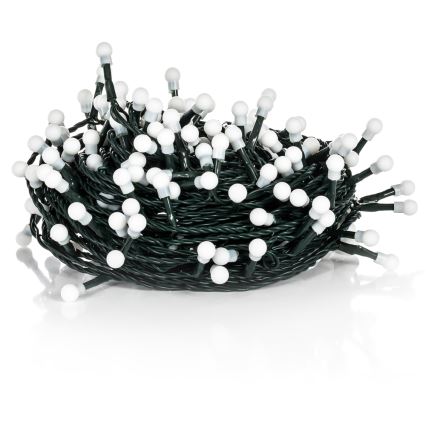 LED-Außen-Weihnachtslichterkette 100 LEDs / 8 Funktionen 15 m IP44 warmweiß
