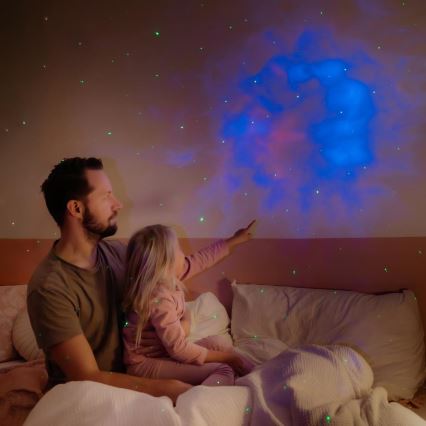 LED Kinderprojektor 230V Astronaut 12,5 cm + Fernbedienung