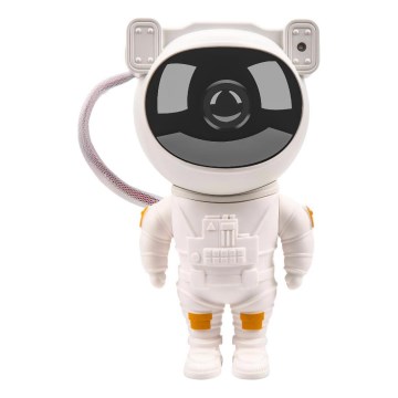 Retlux - LED-Kinderprojektor 230V Astronaut 23,3 cm + Fernbedienung
