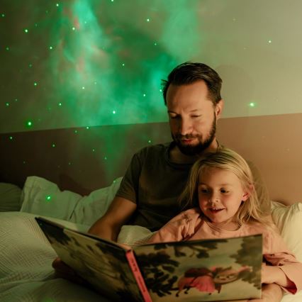 Retlux - LED-Kinderprojektor 230V Astronaut 23,3 cm + Fernbedienung