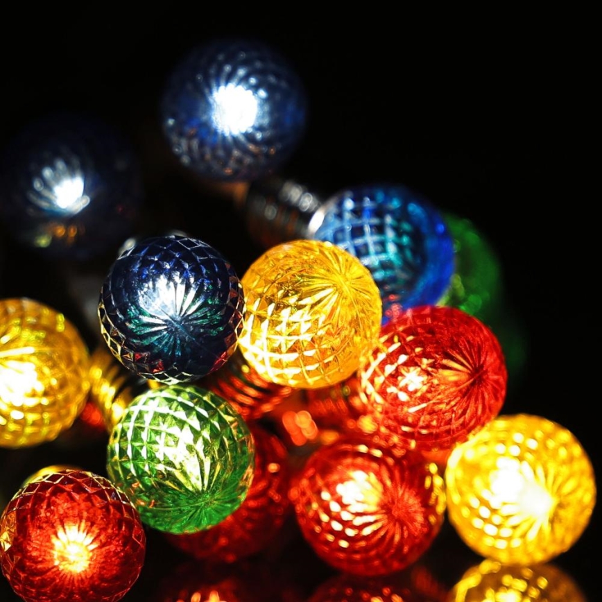 LED-Lichterkette 20xLED/2xAA/warmweiß 1,8m Birnen