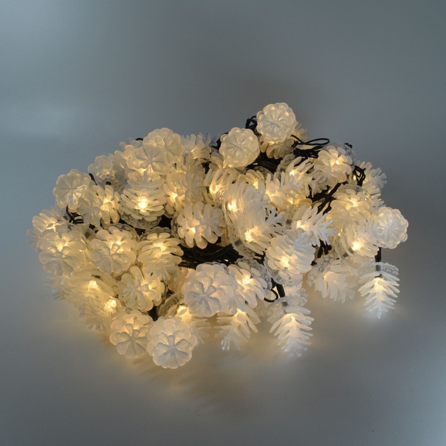 LED-Weihnachts-Lichterkette für den Außenbereich 80 LEDs / 25 m IP44 warmweiß