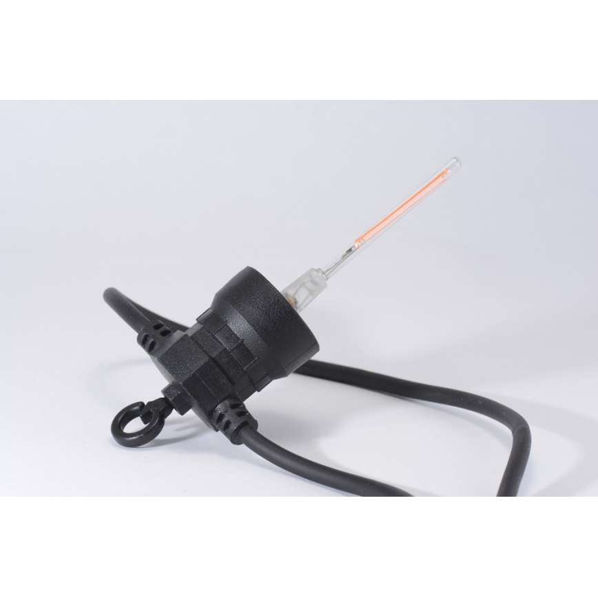 LED Outdoor Deko-Kette 10xA60 7,5m IP44 multicolor