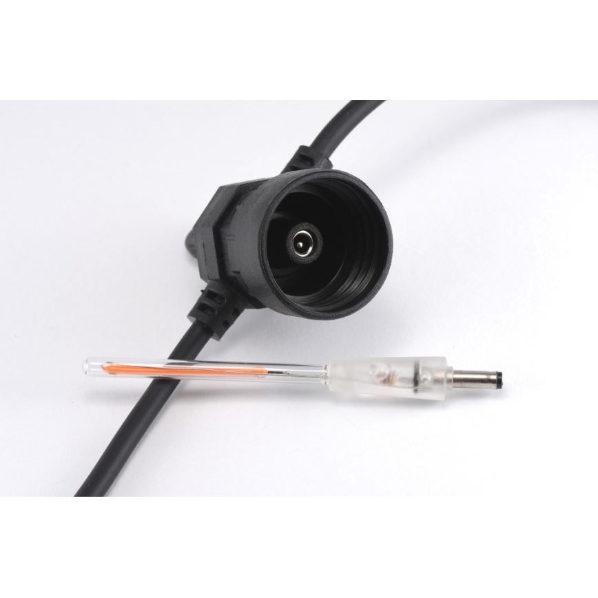 LED Outdoor Deko-Kette 10xA60 7,5m IP44 multicolor
