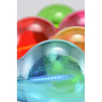LED Outdoor Deko-Kette 10xA60 7,5m IP44 multicolor