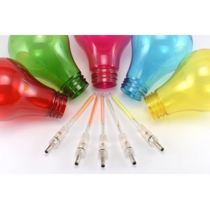 LED Outdoor Deko-Kette 10xA60 7,5m IP44 multicolor