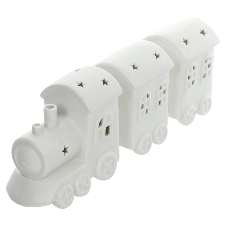 LED-Porzellan-Dekoration LED/3xLR44 Zug