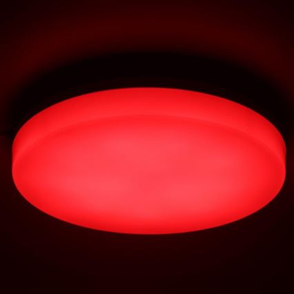 LED RGBW dimmbare Badezimmer-Deckenleuchte LED/20W/230V Wi-Fi IP44 weiß