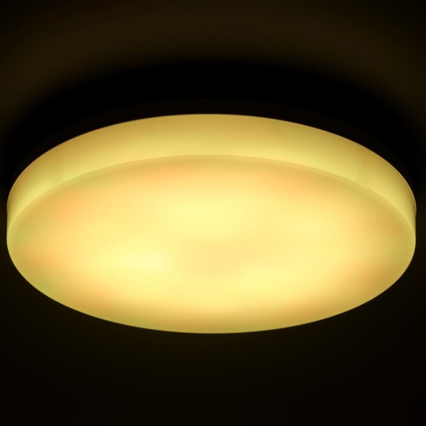 LED RGBW dimmbare Badezimmer-Deckenleuchte LED/20W/230V Wi-Fi IP44 weiß